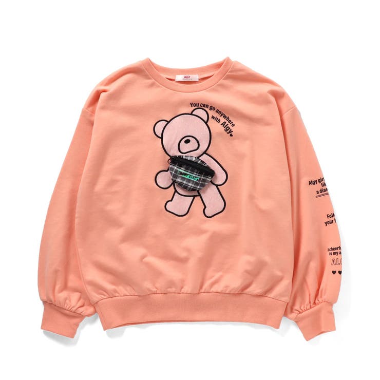 そうくん◆新品 ALGY◆ベアアップリケトレ－ナ－ 160 そうくん様専用◇新品 ALGY◇ベアアップリケトレ－ナ－ 160