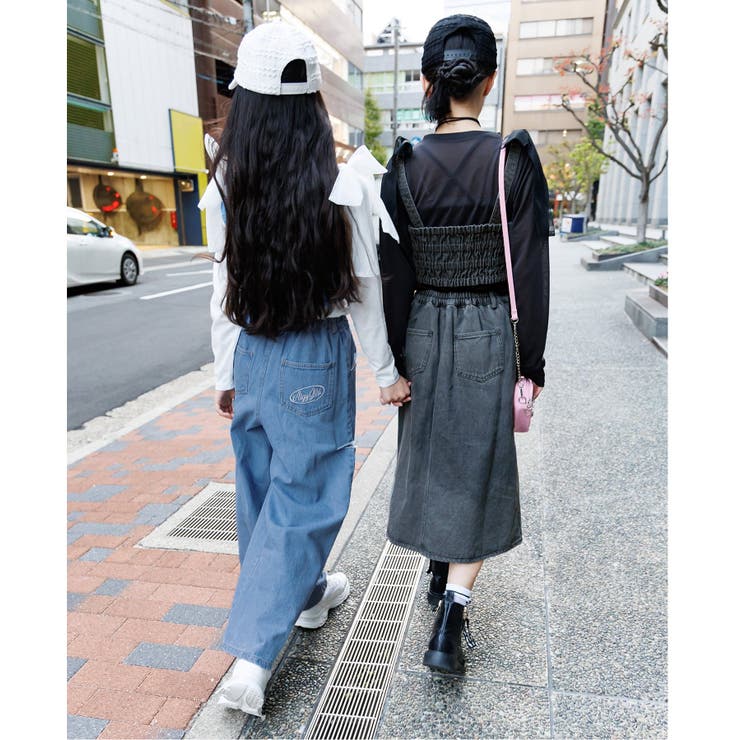 デニムビスチェ＆ロンTセット[品番：FOKK0021975]｜F.O.Online Store