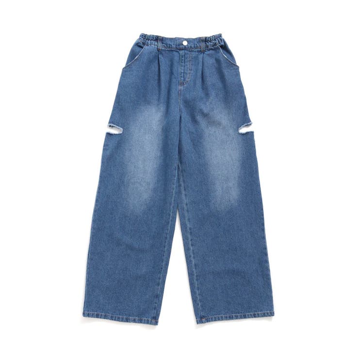 グランジデニムワイドパンツ[品番：FOKK0018347]｜F.O.Online Store 