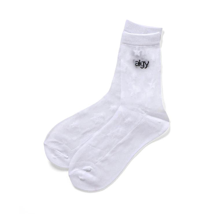 オフホワイト | 星柄シアークルーソックス | F.O.Online Store