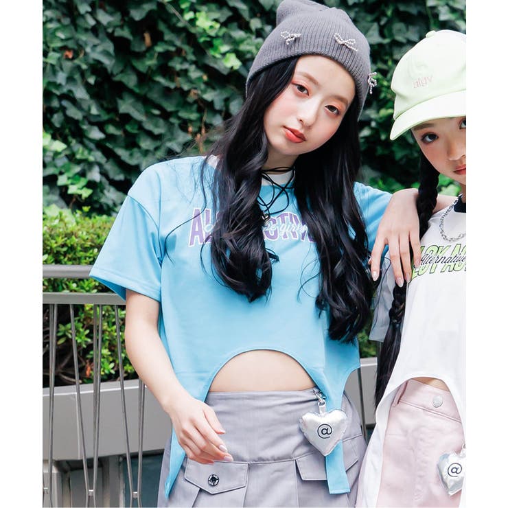 サックス | 【ACTIVE】【吸水速乾】裾デザインT | F.O.Online Store