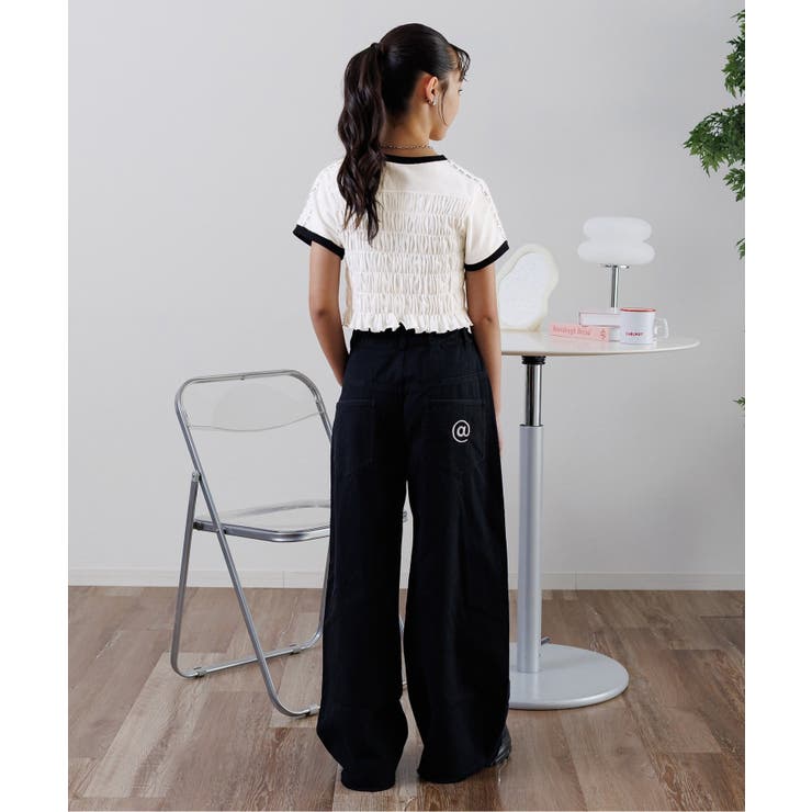 クロップドシャーリングラインT | F.O.Online Store | 詳細画像6 