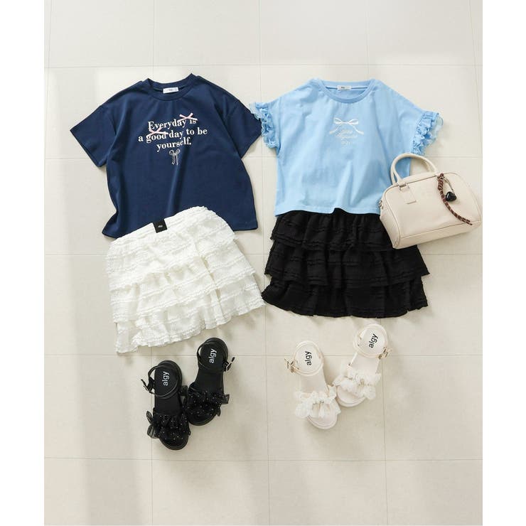シルケット加工りぼん付きロゴT | F.O.Online Store | 詳細画像13 