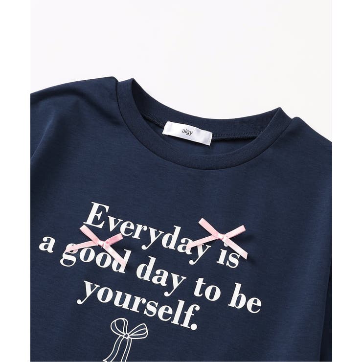シルケット加工りぼん付きロゴT | F.O.Online Store | 詳細画像4 