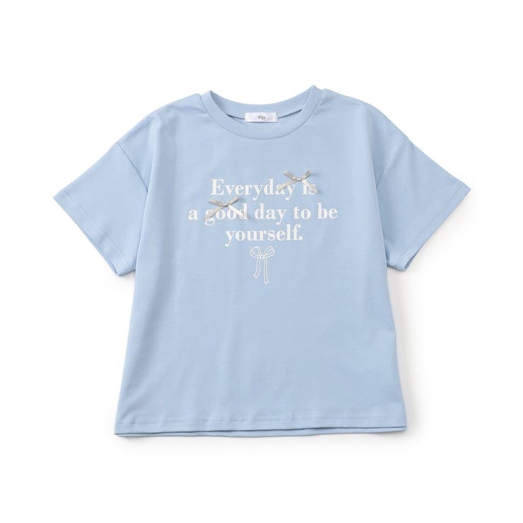 サックス | シルケット加工りぼん付きロゴT | F.O.Online Store