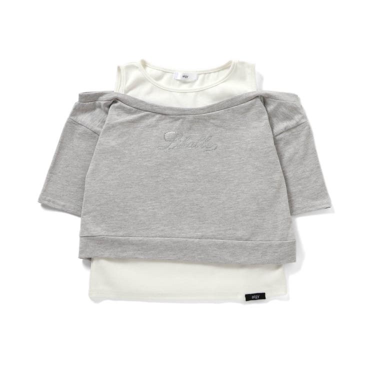 ラインストーンロゴレイヤード風Tシャツ | F.O.Online Store | 詳細画像2 