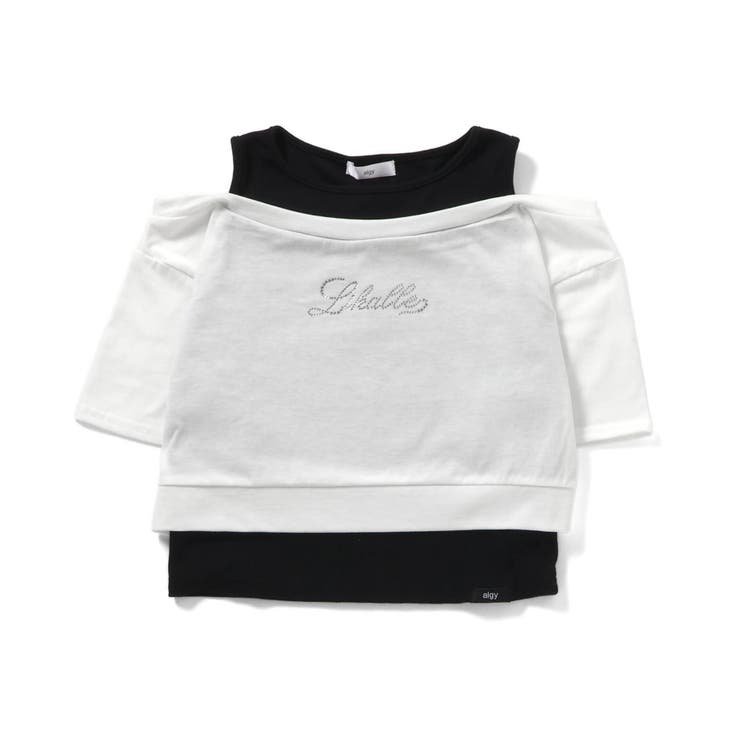 ラインストーンロゴレイヤード風Tシャツ | F.O.Online Store | 詳細画像7 