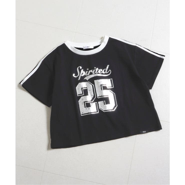 ブラック | 袖ラインナンバリングT | F.O.Online Store