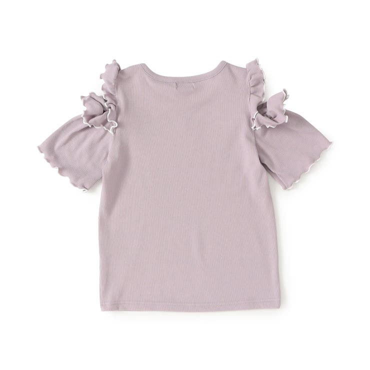肩あきフリルリブT | F.O.Online Store | 詳細画像10 