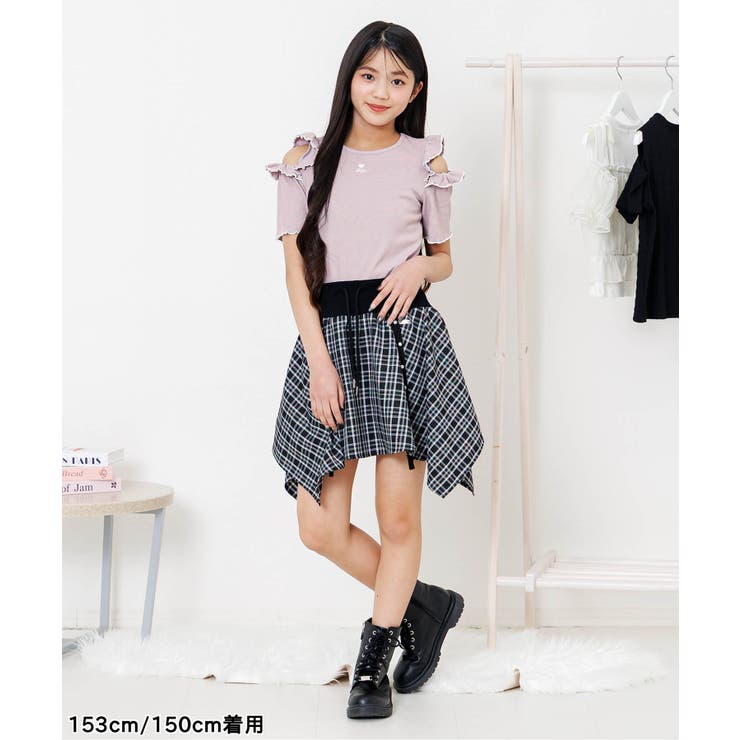 肩あきフリルリブT | F.O.Online Store | 詳細画像16 