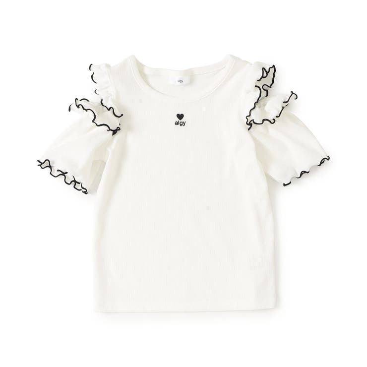 肩あきフリルリブT | F.O.Online Store | 詳細画像3 