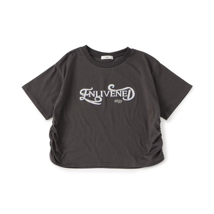 チャコール | ラメプリントシャーリングT | F.O.Online Store