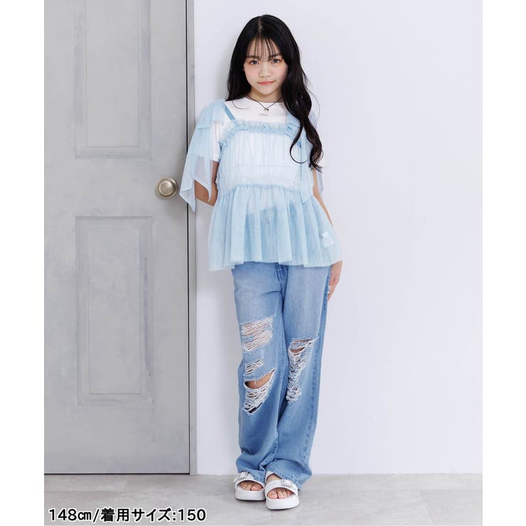 チュールキャミ& Tセット | F.O.Online Store | 詳細画像15 