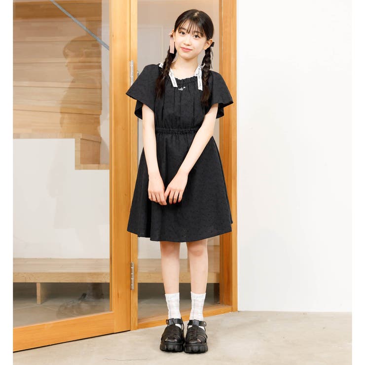 オフショル風肩りぼんワンピ[品番：FOKK0018380]｜F.O.Online Store