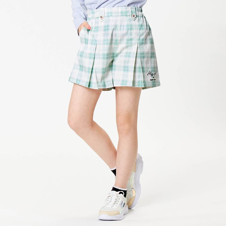 パステルチェックキュロット[品番：FOKK0007309]｜F.O.Online Store