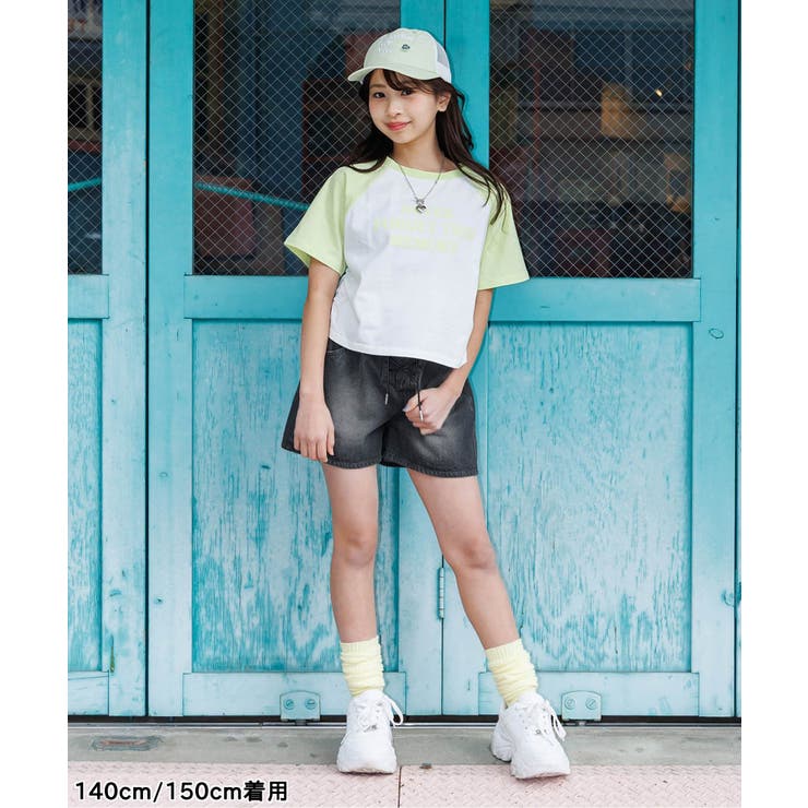 レースアップデニムショーパン | F.O.Online Store | 詳細画像4 