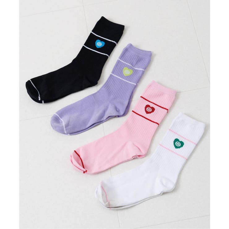ラベンダー | カラフルハイクルーソックス | F.O.Online Store