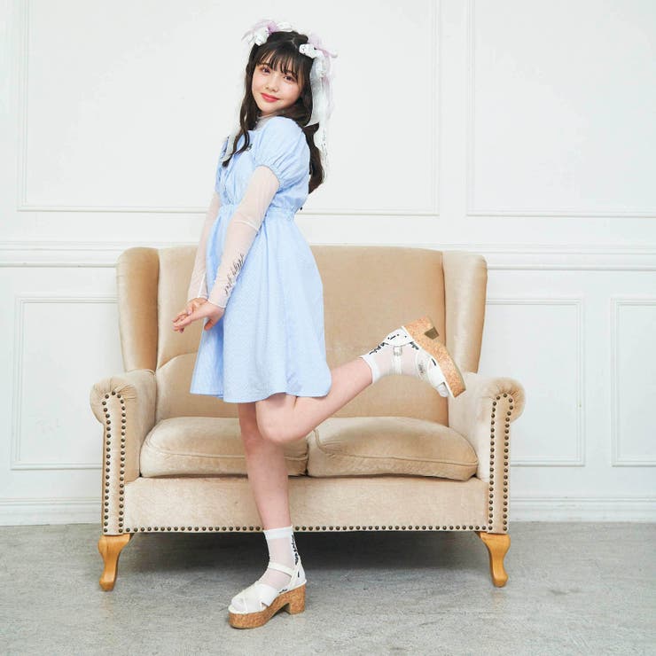 タテロゴフリルシースルークルーソックス | F.O.Online Store | 詳細画像15 