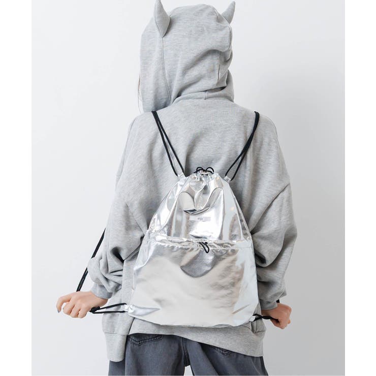 シルバー | ドロストポケットナップサック | F.O.Online Store