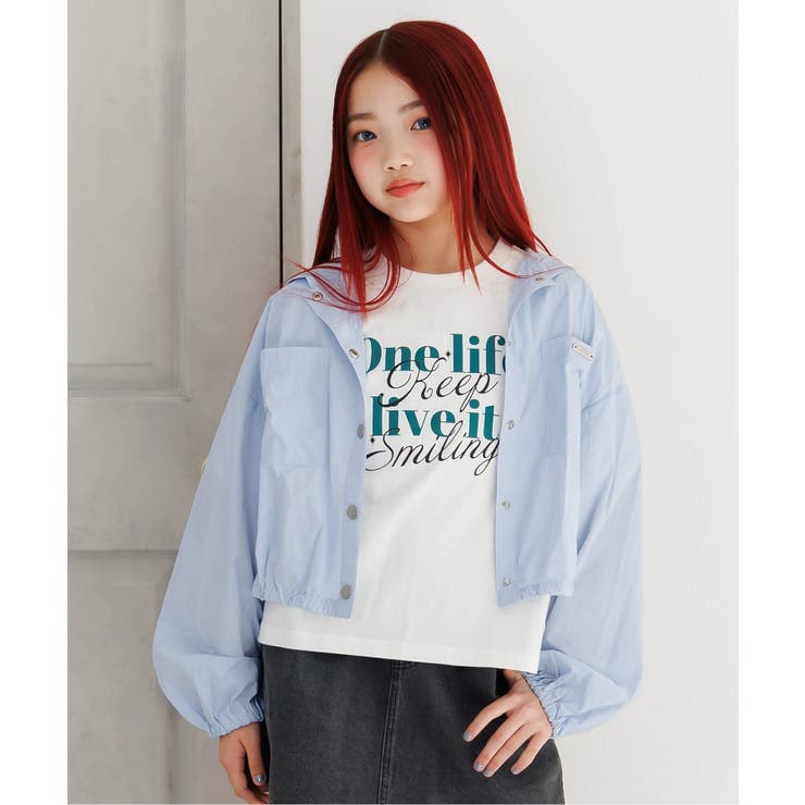サックス | 【UV/接触冷感/撥水】シアーパーカー  撥水 UVカット 接触冷感 | F.O.Online Store