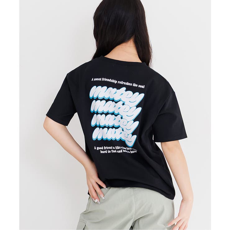 ブラック | バックプリントカラフルロゴT | F.O.Online Store