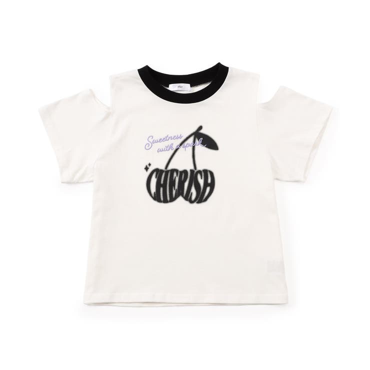 オフホワイト | チェリーロゴカラバリTシャツ | F.O.Online Store