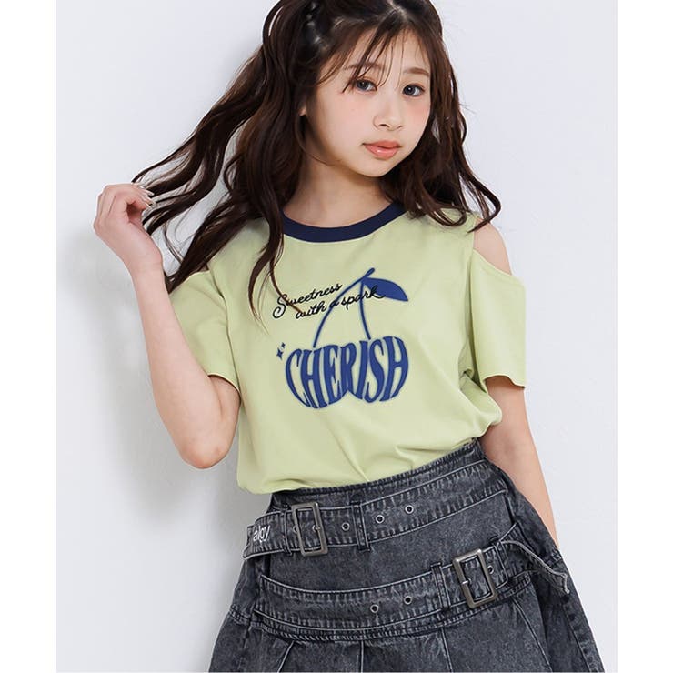 ライム | チェリーロゴカラバリTシャツ | F.O.Online Store