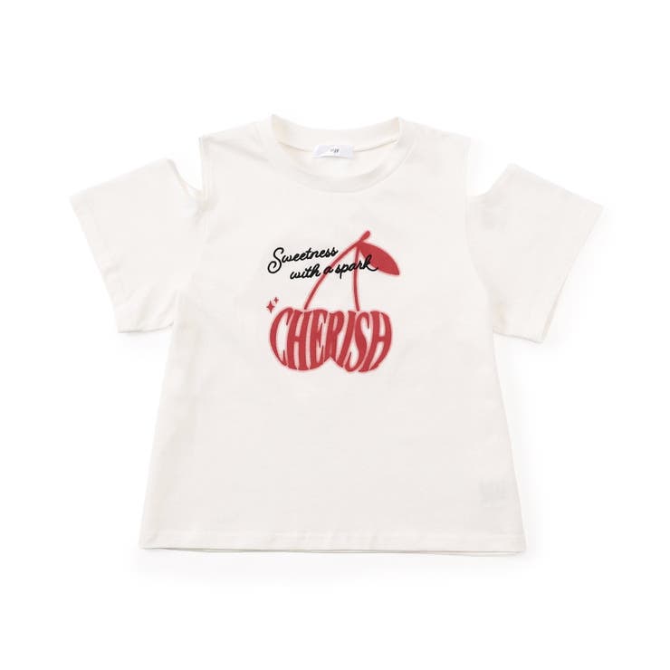 レッド | チェリーロゴカラバリTシャツ | F.O.Online Store