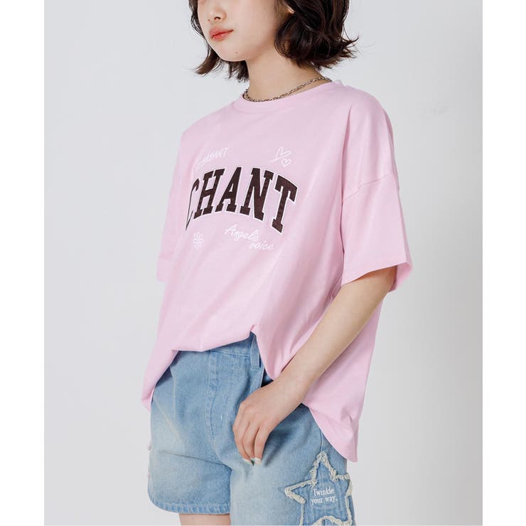 ピンク | サテンアップリケロゴBIGT | F.O.Online Store