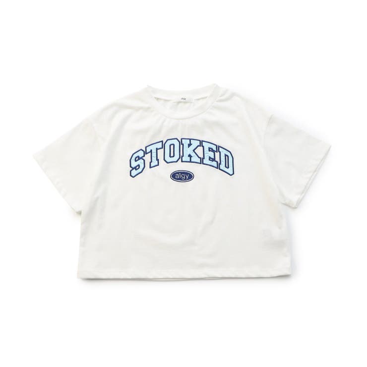 オフホワイト | サテンアップリケロゴT | F.O.Online Store