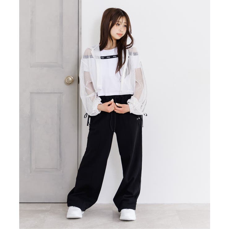 パット付きロゴゴム肩あきT | F.O.Online Store | 詳細画像7 