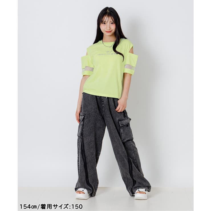 肩あきシアーメタルロゴT | F.O.Online Store | 詳細画像12 
