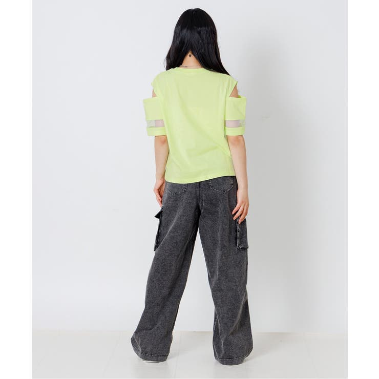肩あきシアーメタルロゴT | F.O.Online Store | 詳細画像13 