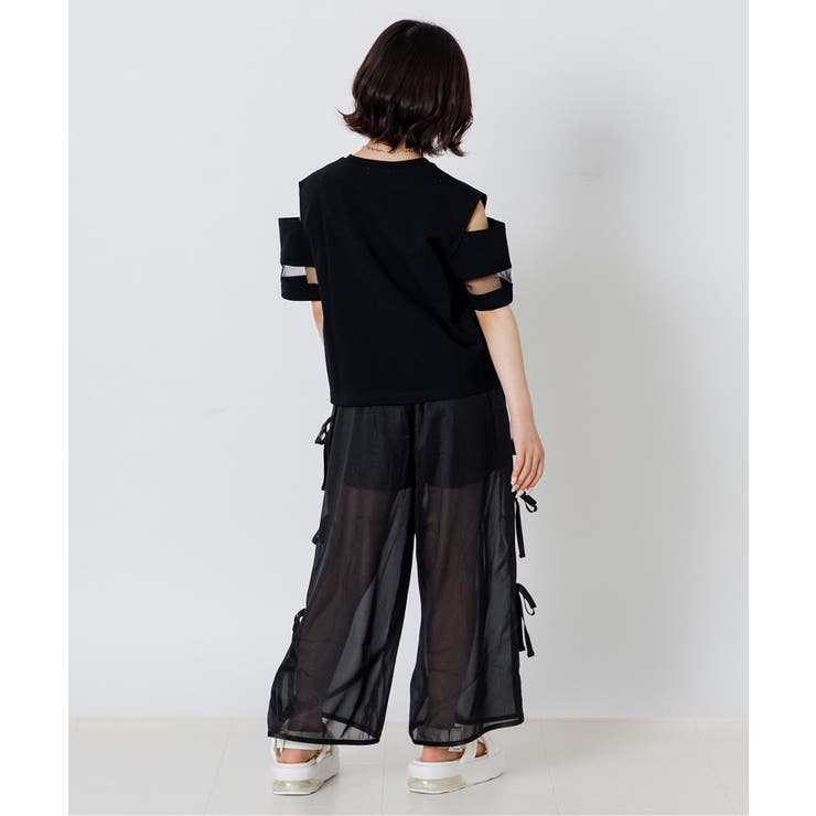 肩あきシアーメタルロゴT | F.O.Online Store | 詳細画像5 