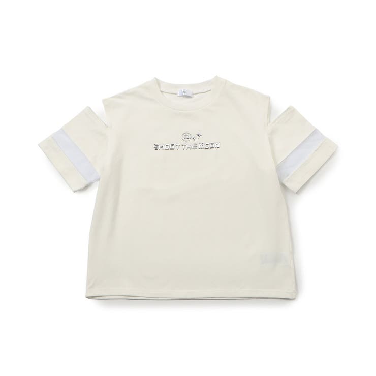 オフホワイト | 肩あきシアーメタルロゴT | F.O.Online Store