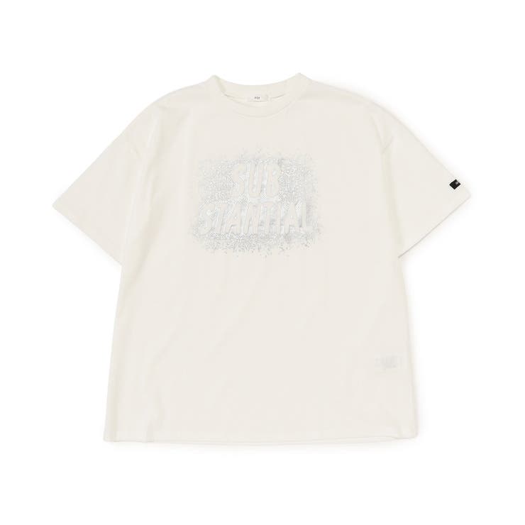 ザ*キ様 フォトコピュー ボレロ 箔プリント トップス 箔プリントオーバーサイズTシャツ | prose verse(プロズヴェール