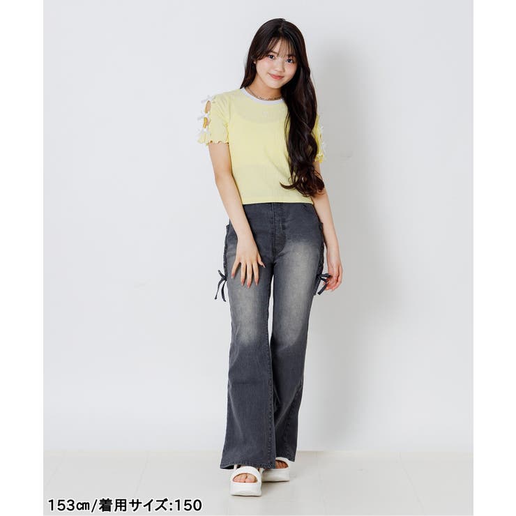 ラメテレコりぼんT | F.O.Online Store | 詳細画像11 