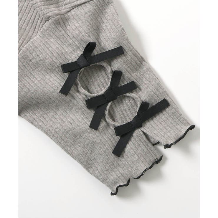 ラメテレコりぼんT | F.O.Online Store | 詳細画像4 