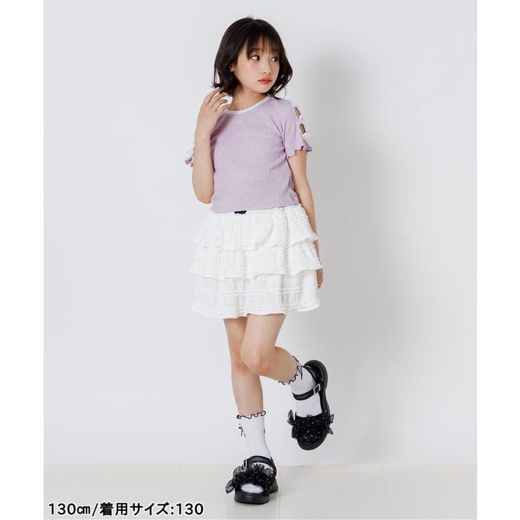ラメテレコりぼんT | F.O.Online Store | 詳細画像8 
