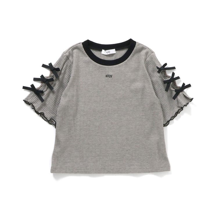 グレー | ラメテレコりぼんT | F.O.Online Store