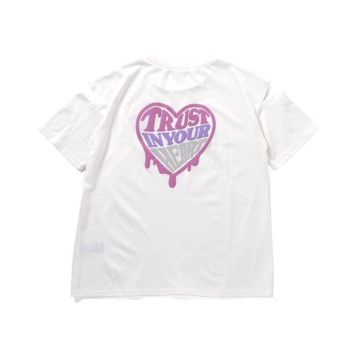 バックグラデハート肩あきT | F.O.Online Store | 詳細画像11 