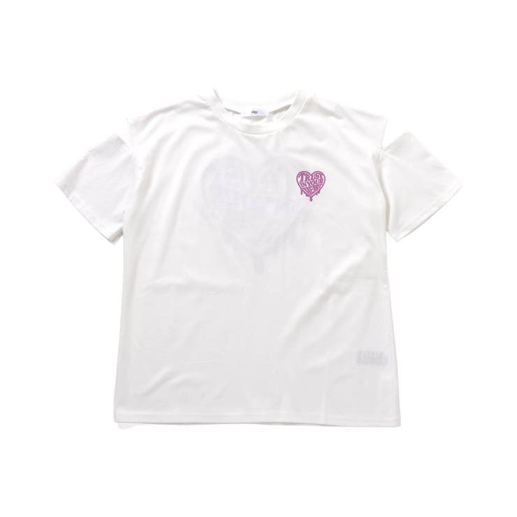 バックグラデハート肩あきT | F.O.Online Store | 詳細画像12 