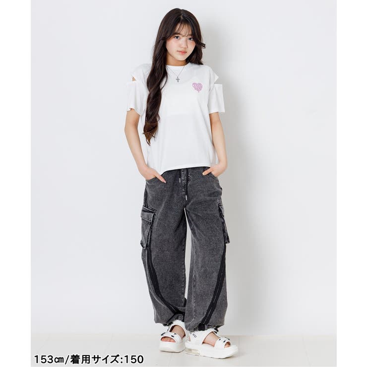 バックグラデハート肩あきT | F.O.Online Store | 詳細画像13 