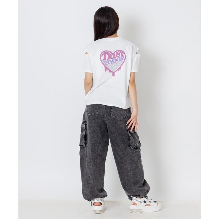 バックグラデハート肩あきT | F.O.Online Store | 詳細画像14 