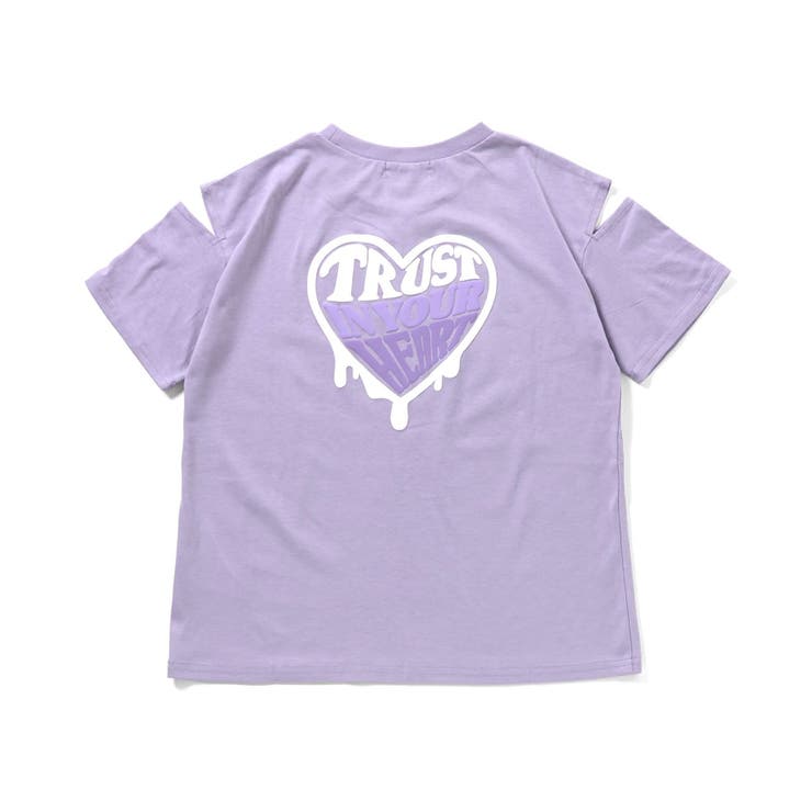 ラベンダー | バックグラデハート肩あきT | F.O.Online Store