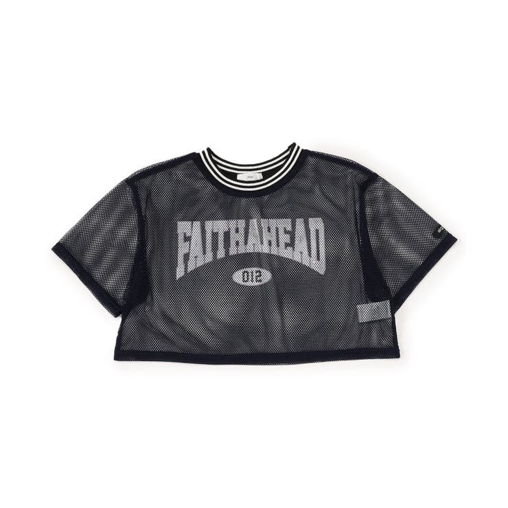 ネイビーブルー | メッシュクロップドT | F.O.Online Store