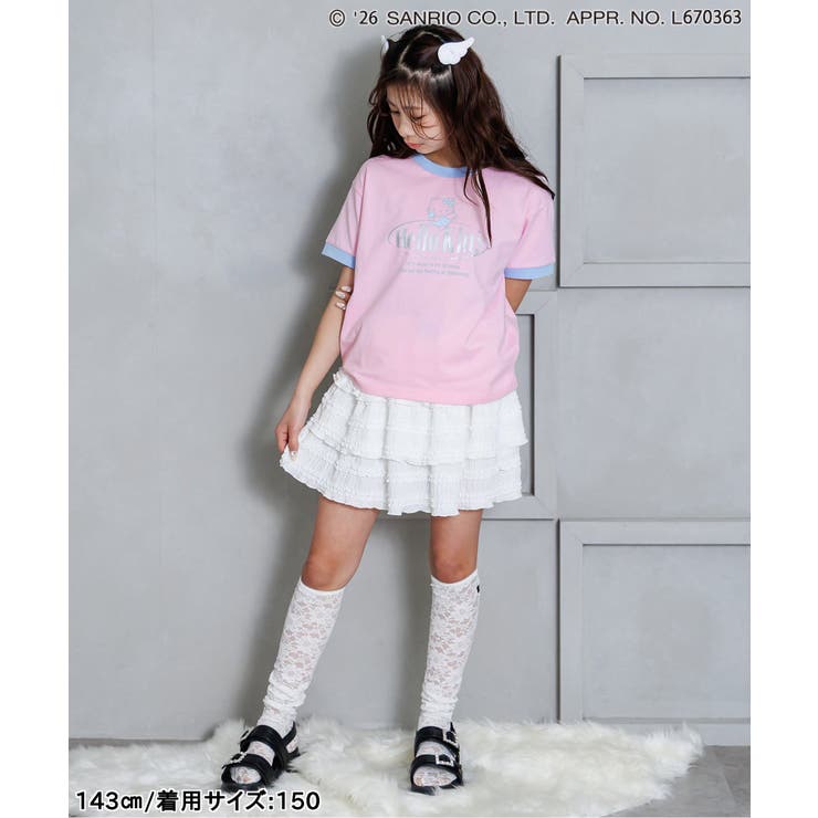 【ハローキティ】エンジェルリンガーTシャツ | F.O.Online Store | 詳細画像15 