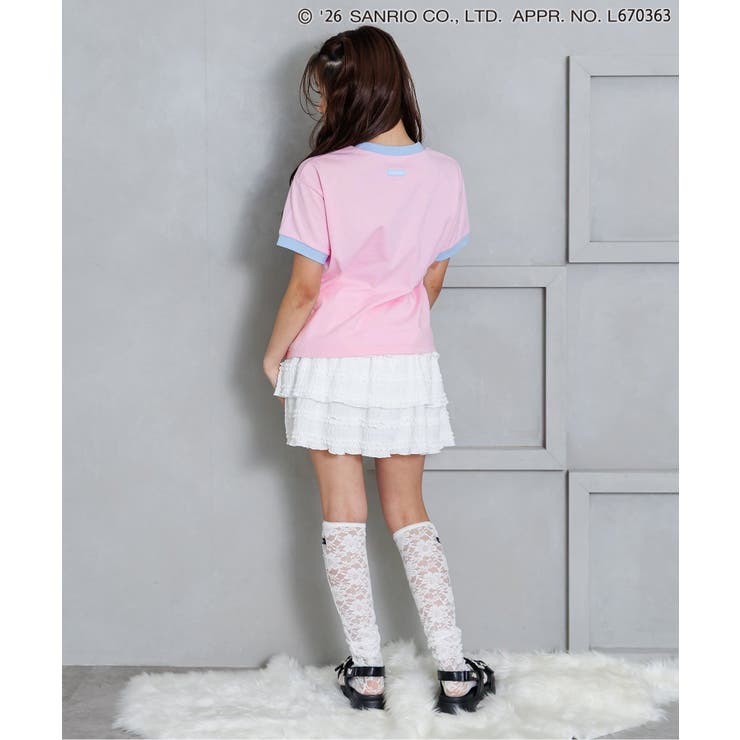 【ハローキティ】エンジェルリンガーTシャツ | F.O.Online Store | 詳細画像16 
