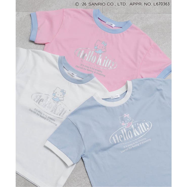 【ハローキティ】エンジェルリンガーTシャツ | F.O.Online Store | 詳細画像22 