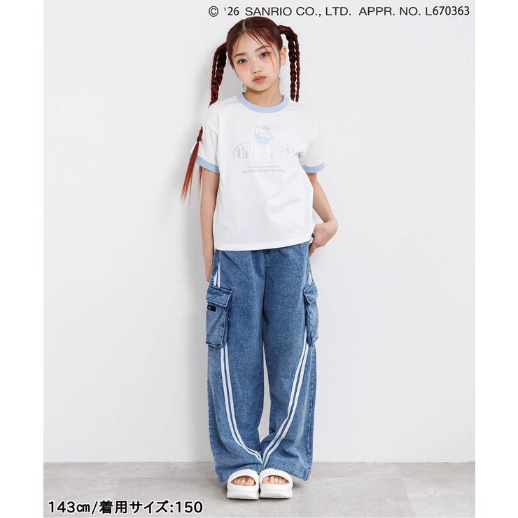 【ハローキティ】エンジェルリンガーTシャツ | F.O.Online Store | 詳細画像5 